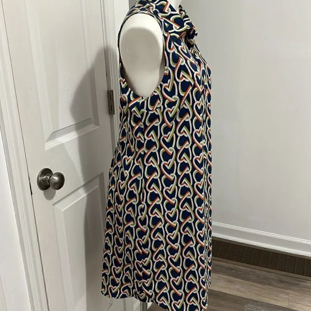 Cabi HEART PRINT MULTICOLOR  MIDI DRESS SIZE M - Picture 5 of 13